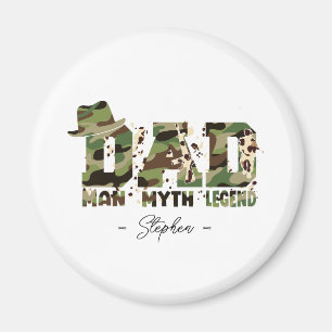 Íman Camuflagem "Pai - Homem, Mito, Legenda"