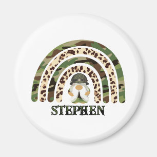 Íman Camuflagem Personalizada Design Arco-Íris
