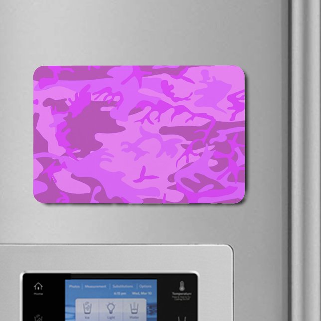 Íman Camuflagem Puro-Luz (Light Purple Camouflage Flexible Magnet)