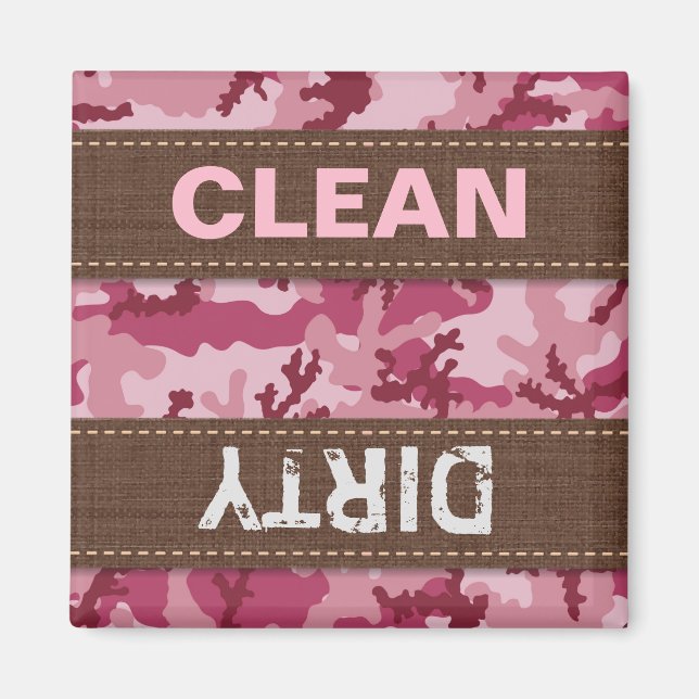 Íman Camuflagem rosa (Frente)