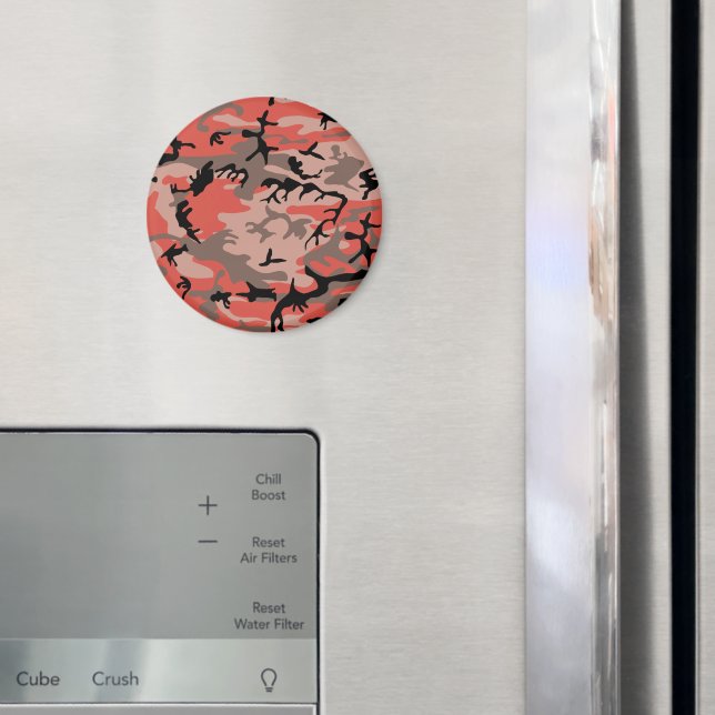 Íman Camuflagem Vermelha e Marrom, Militar, Exército (In Situ (Fridge))