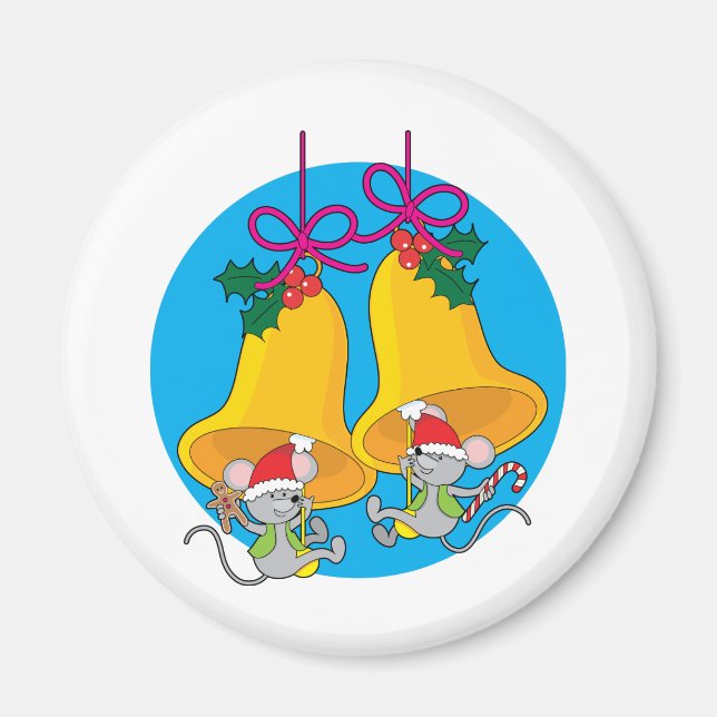 Íman Camundongos de Natal (Frente)