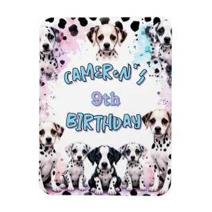 Íman Cana-de-Aniversário Cachorada Dalmática