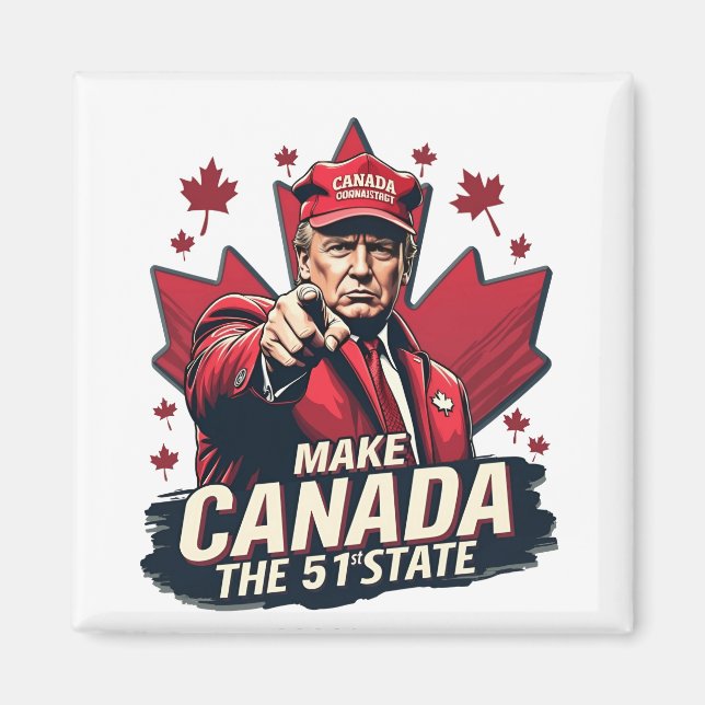 Íman Canadá, a 51 ruas State Trump Canadense (Frente)