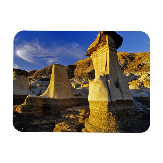 Íman Canadá, Alberta, Drumheller. Hoodoos. (Horizontal)