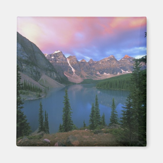 Íman Canadá, Alberta, Lago Moraine ao Amanhecer, Banff (Frente)