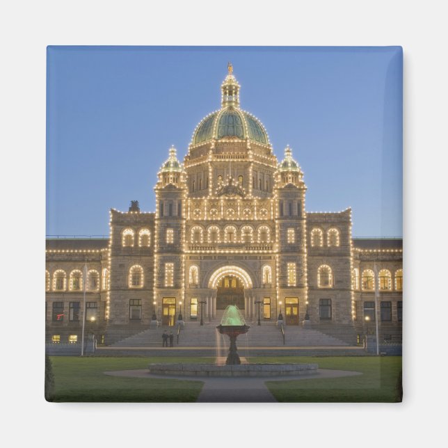 Íman Canadá, BC, Victoria, Edifício do Legislativo da B (Frente)