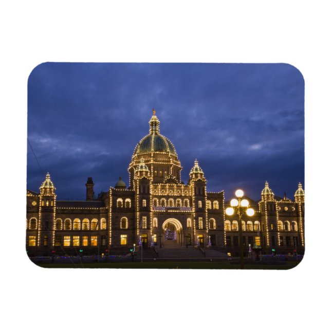 Íman CANADÁ, Colúmbia Britânica, Vitória. Noite, (Horizontal)