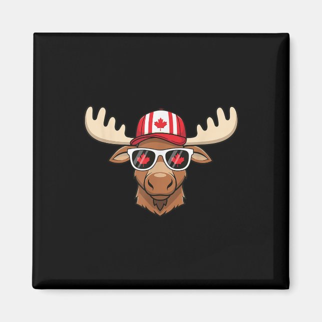 Íman Canadá Dia do Canadá: Bandeira Mapeada de Mose Fol (Frente)