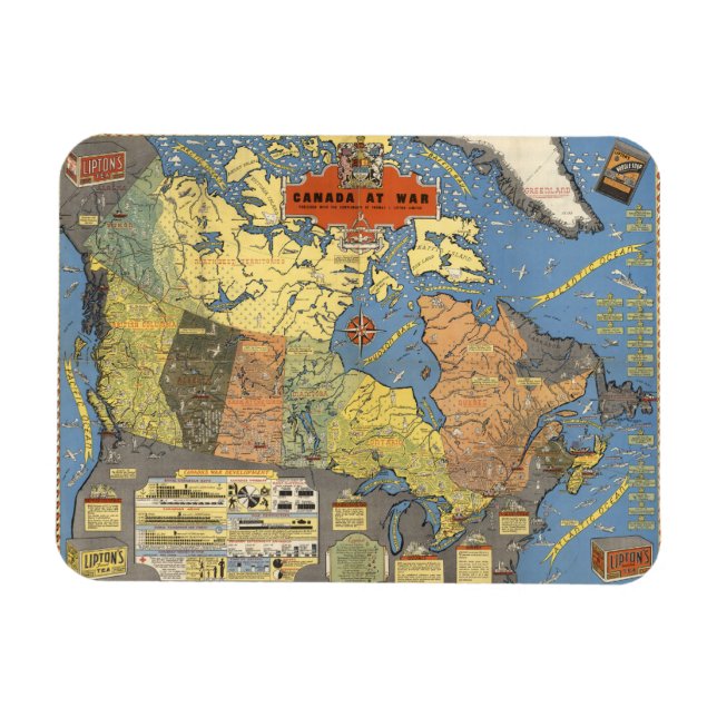 Íman Canadá em Guerra (Horizontal)