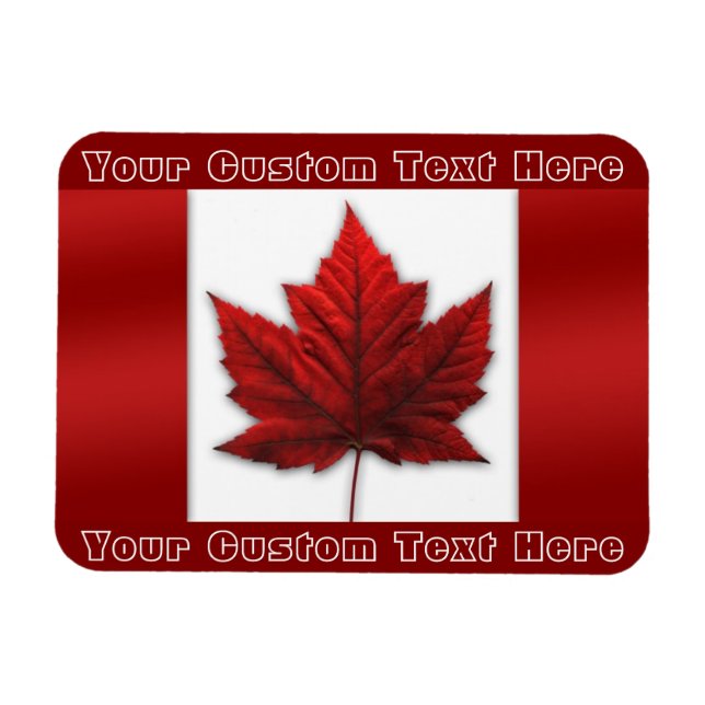 Íman Canadá Flag Magnet Canadá Personalizado Magnet (Horizontal)