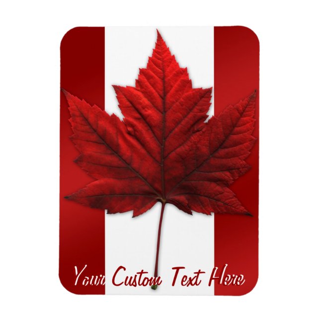Íman Canadá Flag Magnet Canadá Personalizado Magnet (Vertical)