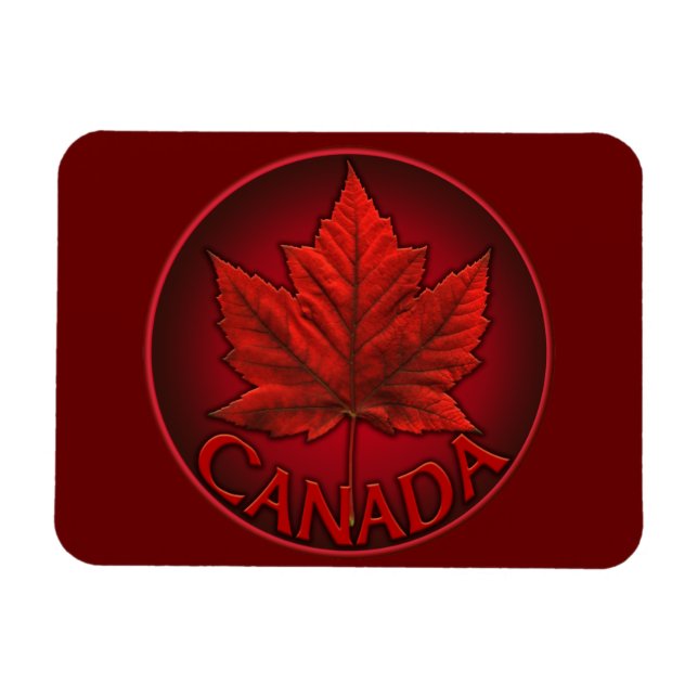 Íman Canadá Imã de geladeira Red Canada Souvenir Magnet (Horizontal)