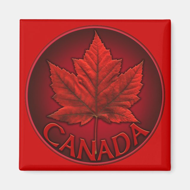 Íman Canadá Imã de geladeira Souvenir Canadá Folha de M (Frente)