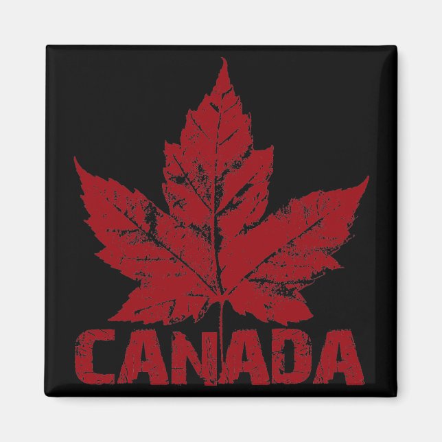 Íman Canadá Imã de geladeira Souvenir Canadá Folha de M (Frente)