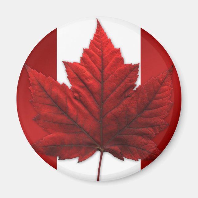 Íman Canadá Imã de geladeira Souvenir Canadá Folha de M (Frente)