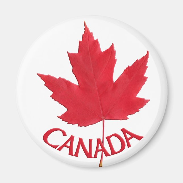 Íman Canadá Imã de geladeira Souvenir Canadá Folha de M (Frente)