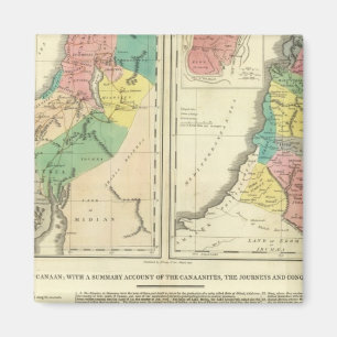 Íman Canadá - Mapa do Atlas de Israel