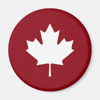 Íman Canadá Mapear o ímã Folha - Cores Inversas