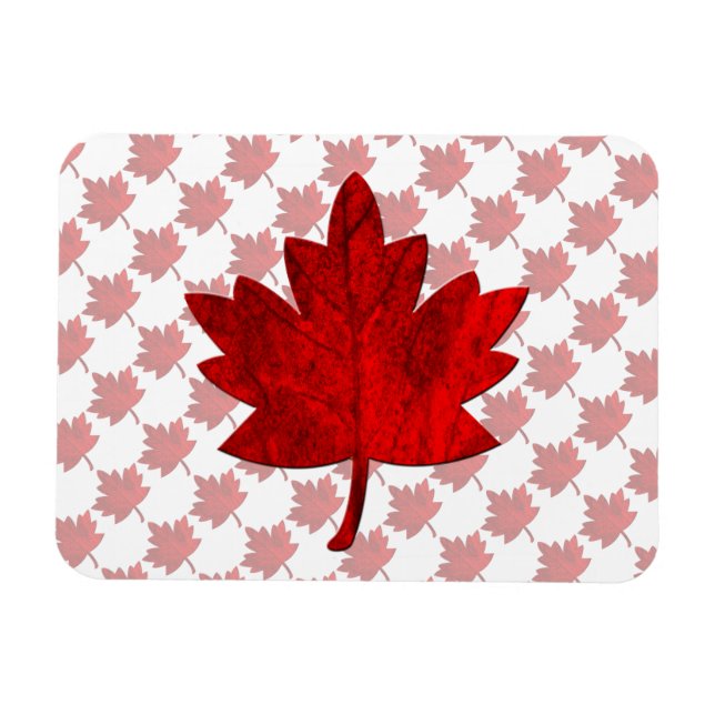 Íman Canada-Maple Leaf por Shirley Taylor (Horizontal)