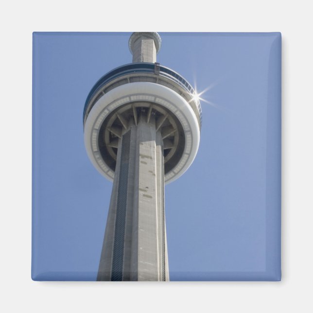 Íman Canadá, Ontário, Toronto. Topo da Torre CN com (Frente)
