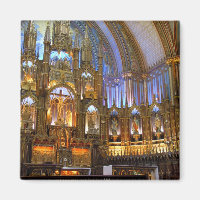 Canadá, Quebec, Montreal. Interior de Notre