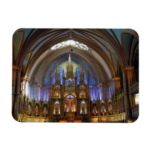 Íman Canadá, Quebec, Montreal. Interior de Notre 2