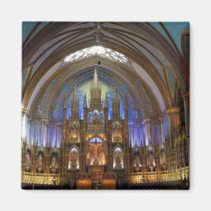 Íman Canadá, Quebec, Montreal. Interior do Notre 2