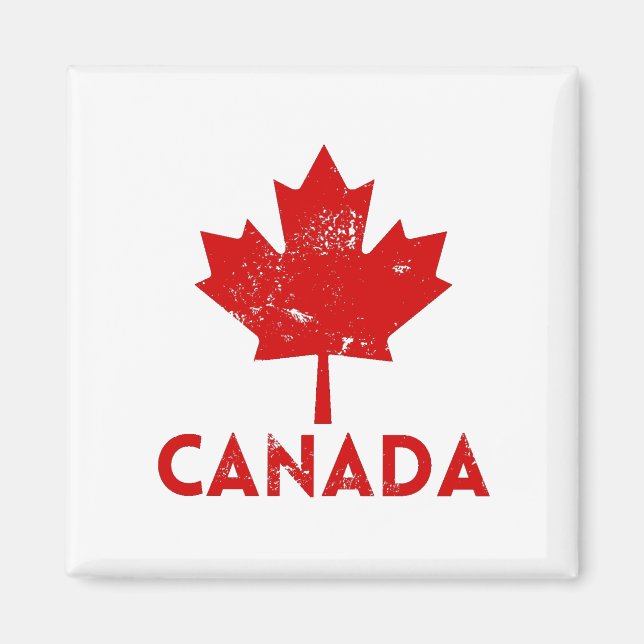 Íman Canadá Souvenir Vintage (Frente)