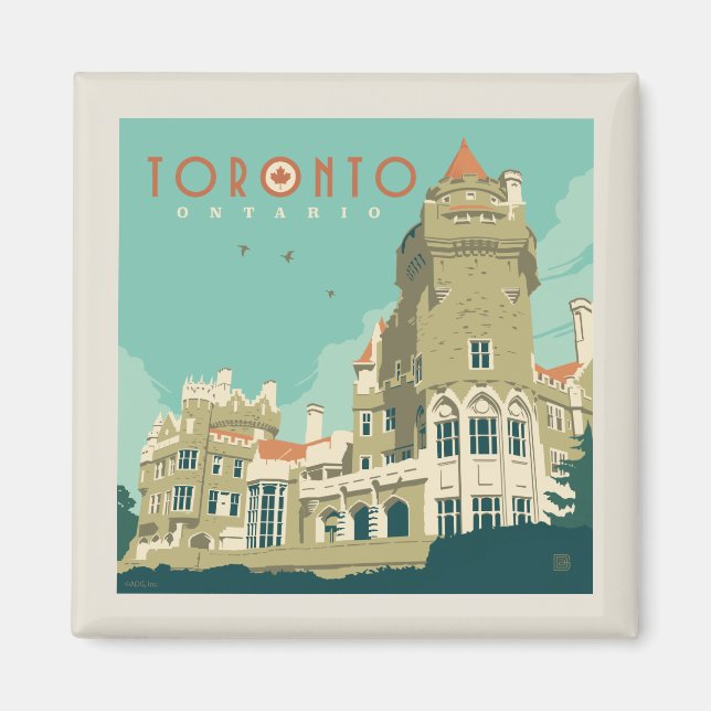 Íman Canadá | Toronto, Casa Loma (Frente)