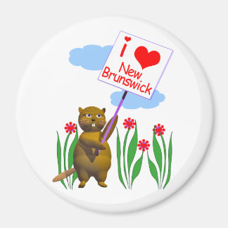 Íman Canadense Beaver ama New Brunswick