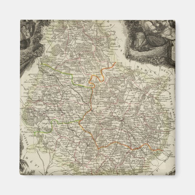 Íman Canais e estradas (Frente)