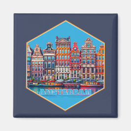Íman Canal Amsterdã Holanda Europa