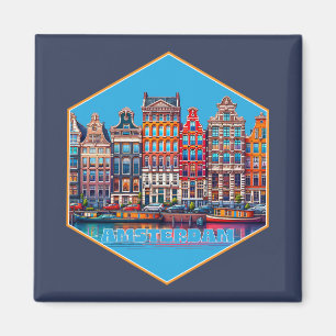 Íman Canal Amsterdã Holanda Europa