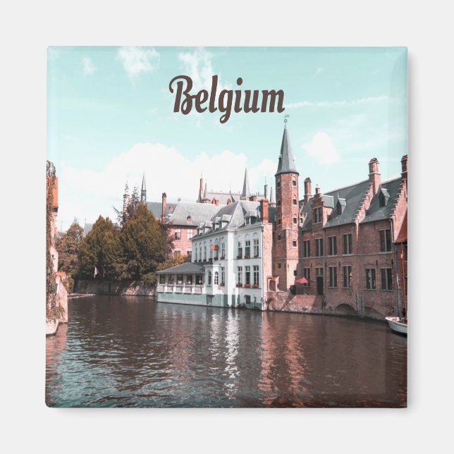 Íman Canal de Bruxelas Bélgica (Frente)