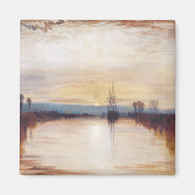 Íman Canal de Chichester por Joseph William Turner (Frente)