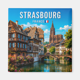 Íman Canal de Conto de Fadas de Estrasburgo França Bele