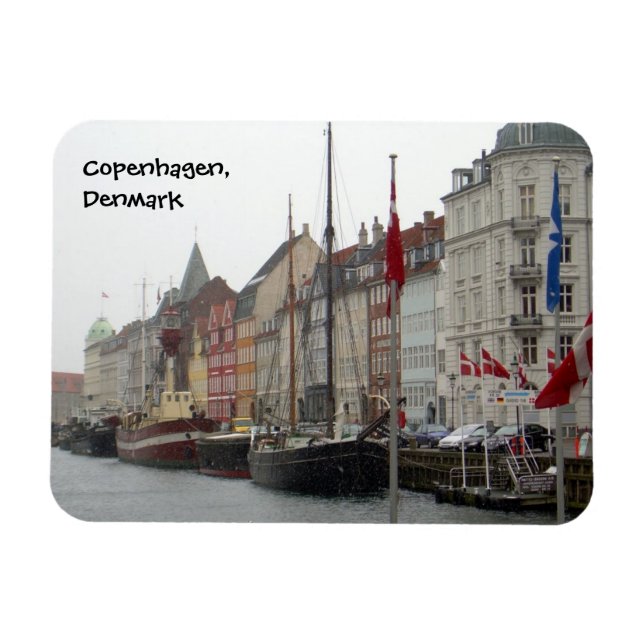 Íman Canal de Copenhagen (Nyhavn) (Horizontal)