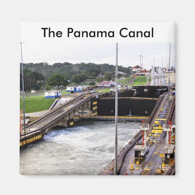 Íman Canal do Panamá, Fotografia de Alta Definição (Frente)