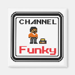 Íman Canal Funky Pixel Art