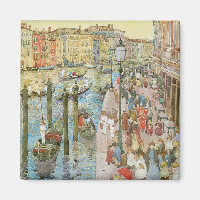 Íman Canal grande, Veneza por Maurice Prendergast (Frente)