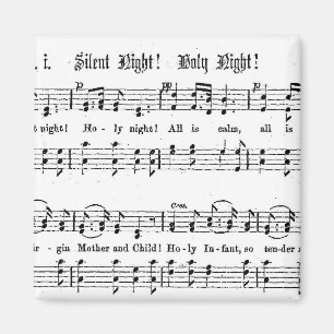 ÍMAN CANÇÃO SANTAMENTE DO NATAL DA PARTITURA DA NOITE