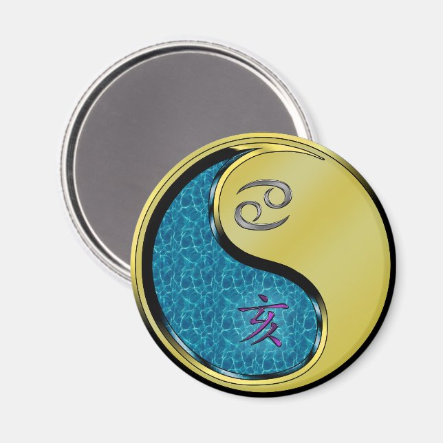 Íman Câncer & Boi de Metal (Front/Back)