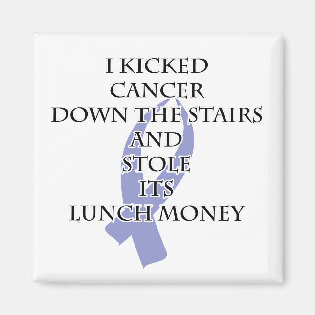 Íman Cancer Bully (Faixa Periwinkle) (Frente)