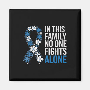 Íman Cancer Colorectal Cancer Azul Família Fita
