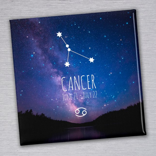 Íman Cancer | Constelação Zodiac Personalizada (Criador carregado)