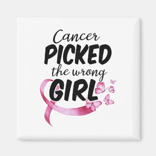 Íman Cancer Da Camisa De Consciência Do cancer Escolheu