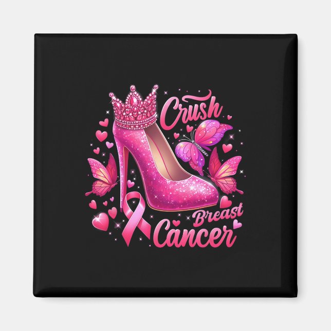 Íman Cancer Da Mama Lida Como Uma Rainha Negra (Frente)