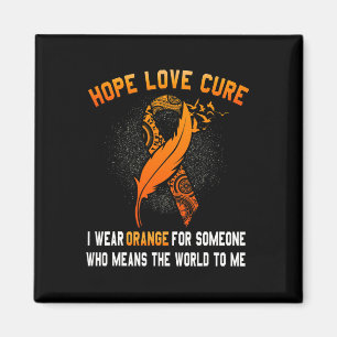 Íman Cancer de Consciência Laranja Fita Sup