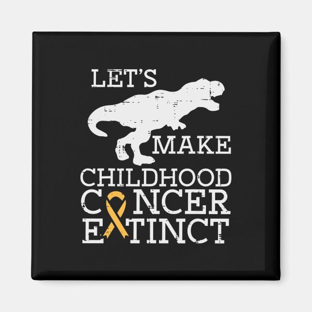 Íman Cancer de infância Trex Extinguir Consciência Dino (Frente)